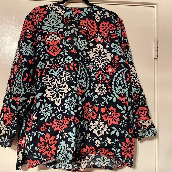 Linen boho beaded tunic in excellent condition - Picture 4 of 4